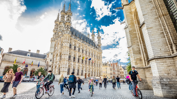 Market Square in Bruges, Belgium