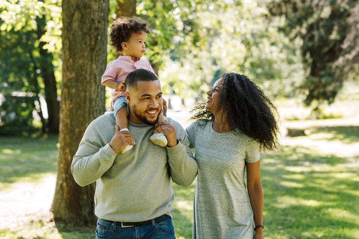 young family
