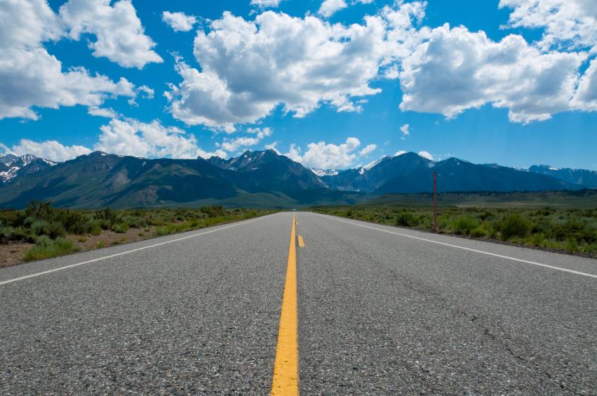 Open road