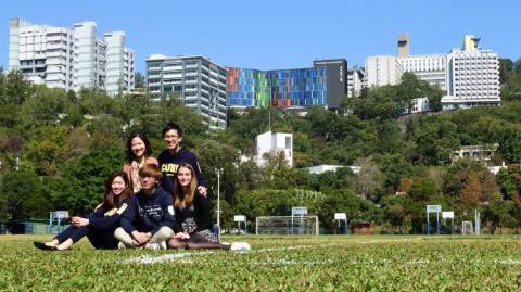 Students at the Chinese University of Hong Kong