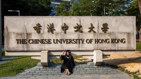 Dhvanii Chawla, a PhD student in biomedical sciences at CUHK