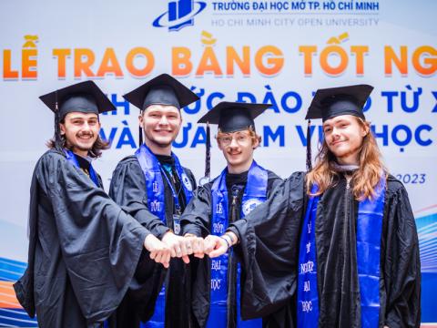 Students at Ho Chi Minh City Open University