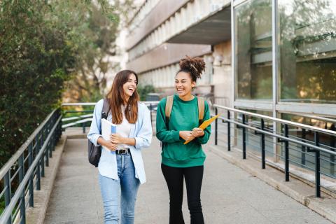 Students at university