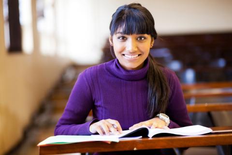 female STEM student