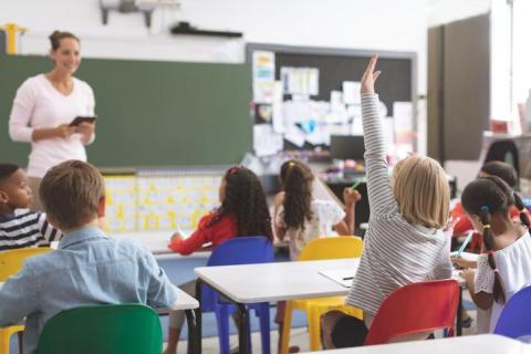 teaching in class