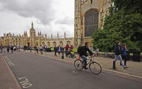 Cyclists in Cambridge